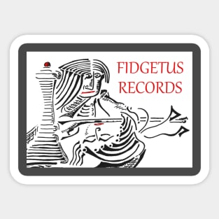 Fidgetus Records Sticker